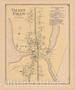 Historic Map : Atlas State of Rhode Island, Valley Falls 1870 , Vintage Wall Art