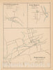Historic Map : Berlin & Bristol & Glastonbury 1893 , Town and City Atlas State of Connecticut , Vintage Wall Art