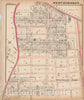 Historic Map : Combined Atlas State of New Jersey & The County of Hudson, West Hoboken 1873 Plate C , Vintage Wall Art