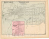 Historic Map : Atlas of Long Island, New York, Hempstead & Queens & Rockaway 1873 , v2, Vintage Wall Art