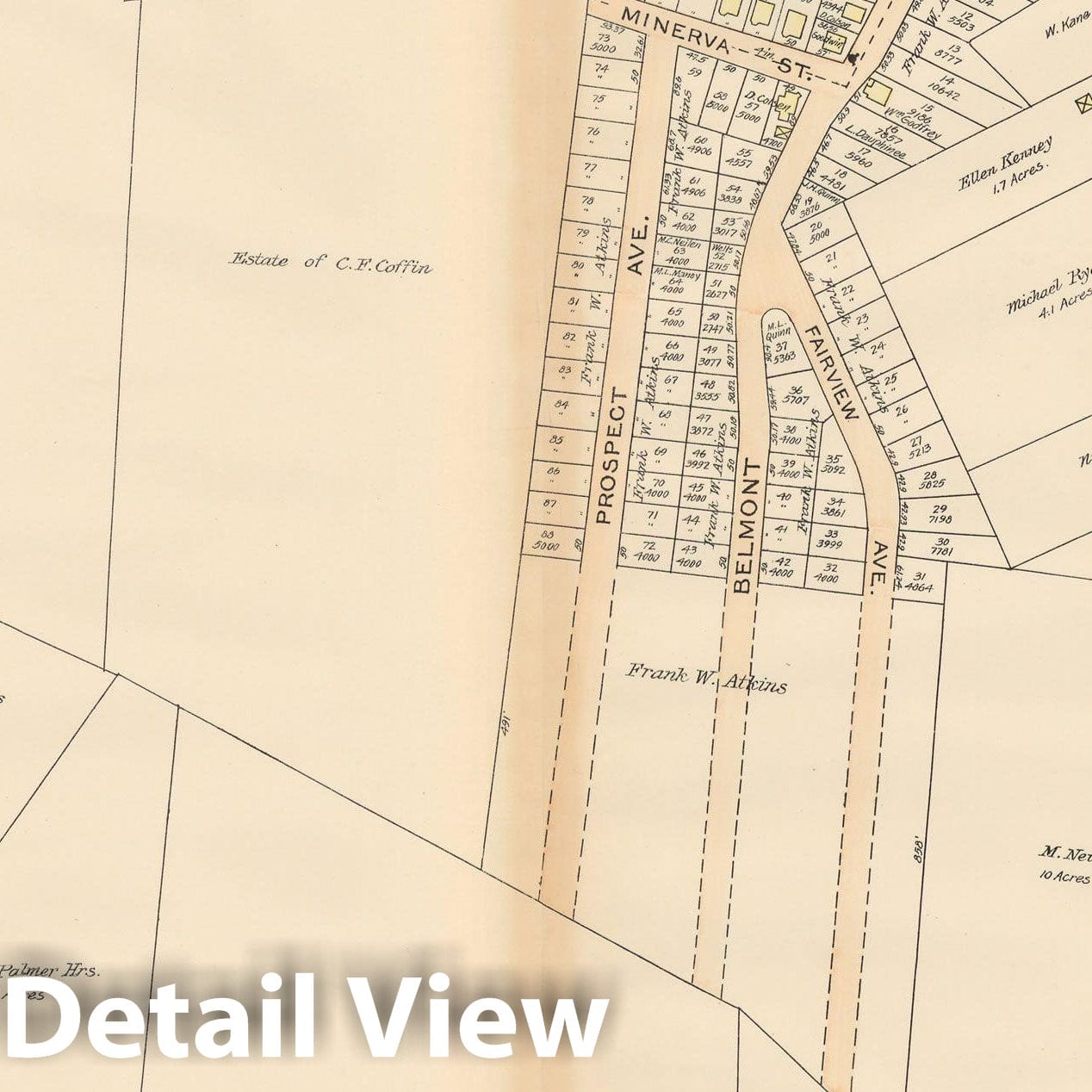 Historic Map : Atlas of Town of Swampscott, Swampscott 1897 Plate 011 , Vintage Wall Art