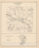 Historic Map : Goffstown 1892 , Town and City Atlas State of New Hampshire , Vintage Wall Art