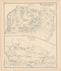 Historic Map : Plainfield & Unity 1892 , Town and City Atlas State of New Hampshire , Vintage Wall Art