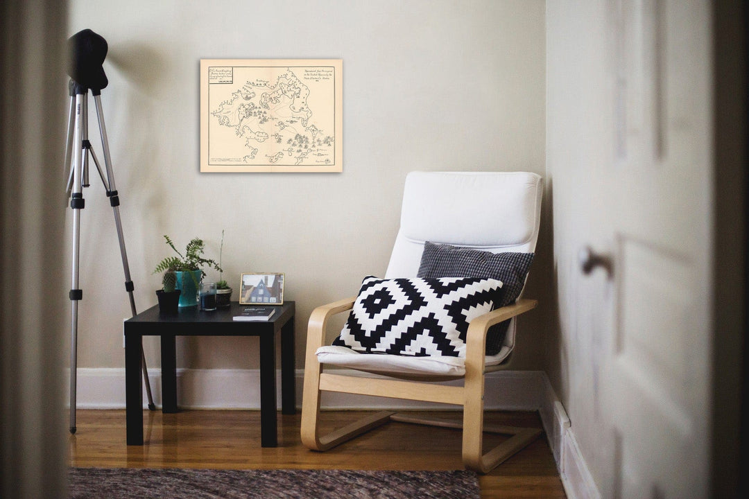 Historic Map : Boston 1883 Topographic Map , Vintage Wall Art