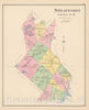 Historic Map : Strafford 1892 , Town and City Atlas State of New Hampshire , v2, Vintage Wall Art