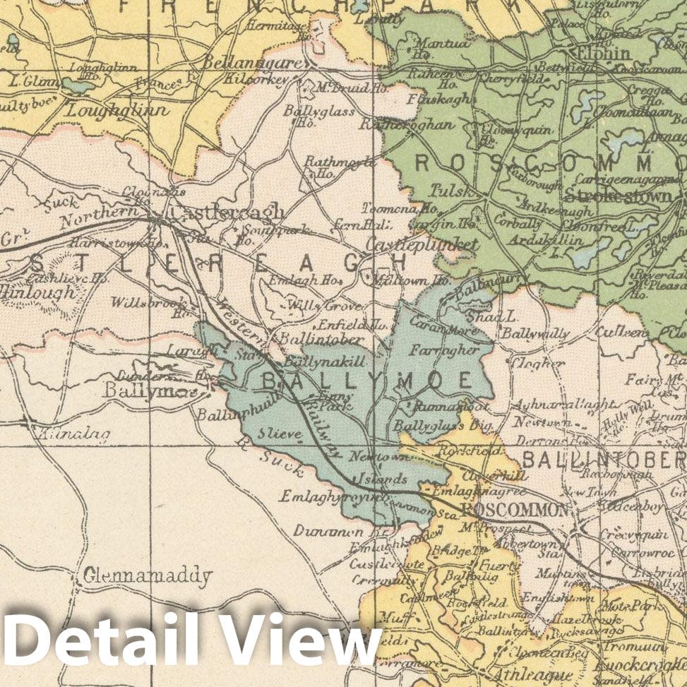 Historic Map Irish County Maps - 538275 2detail