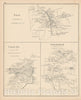 Historic Map : Marlborough & Troy 1892 , Town and City Atlas State of New Hampshire , Vintage Wall Art