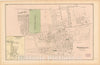 Historic Map : Atlas of Long Island, New York, Jamaica & Queens 1873 , v2, Vintage Wall Art
