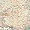 Historic Map : Antarctica 1914 , Century Atlas of the World, Vintage Wall Art