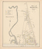 Historic Map : Keene 1892 , Town and City Atlas State of New Hampshire , v6, Vintage Wall Art