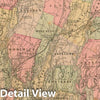 Historic Map : Atlas State of Maine, Lincoln 1894-95 , Vintage Wall Art
