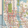 Historic Map : New York City Transit Maps, New York City Subway Map 1965 Railroad Catography , Vintage Wall Art