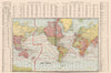 Historic Map : World Map 1910 , Standard Atlas of Kalamazoo County , Vintage Wall Art