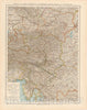 Historic Map : Austria 1899 , Andrees Allgemeiner Handatlas , Vintage Wall Art