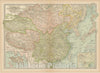 Historic Map : China & Mongolia & Japan & South Korea 1914 Century Atlas , Vintage Wall Art