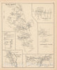 Historic Map : Canterbury & Hill & Wilmot 1892 , Town and City Atlas State of New Hampshire , Vintage Wall Art