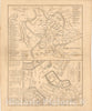 Historic Map : First Classical Atlas, Ancient Rome 1849 , Vintage Wall Art