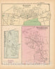 Historic Map : Atlas of Long Island, New York, Newtown & Queens 1873 , v3, Vintage Wall Art
