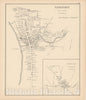 Historic Map : Newport & Unity 1892 , Town and City Atlas State of New Hampshire , Vintage Wall Art