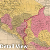 Historic Map : Peru & Bolivia 1847 , A New Universal Atlas of the World , Vintage Wall Art