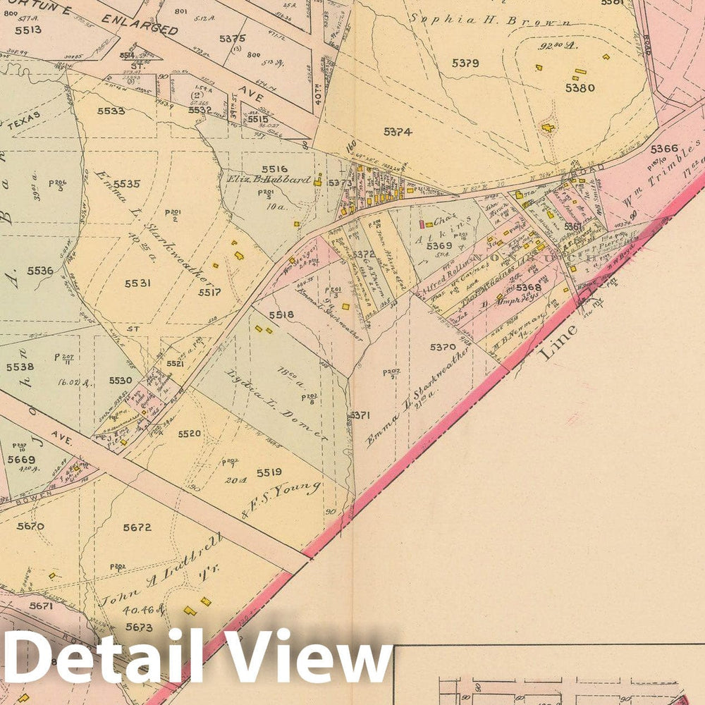 Historic Map : Atlas of Washington D.C. Volume 4 (NE, SE), Washington 1907 Plate 019 , Vintage Wall Art