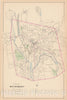 Historic Map : Waterbury 1893 , Town and City Atlas State of Connecticut , Vintage Wall Art