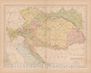 Historic Map : Austria & Hungary & Czech Republic & Slovakia & Slovenia 1875 , Student Atlas of Modern Geography , Vintage Wall Art