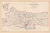Historic Map : New London 1893 , Town and City Atlas State of Connecticut , v2, Vintage Wall Art
