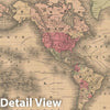 Historic Map : World Map 1864 , Johnson's Family Atlas World , Vintage Wall Art