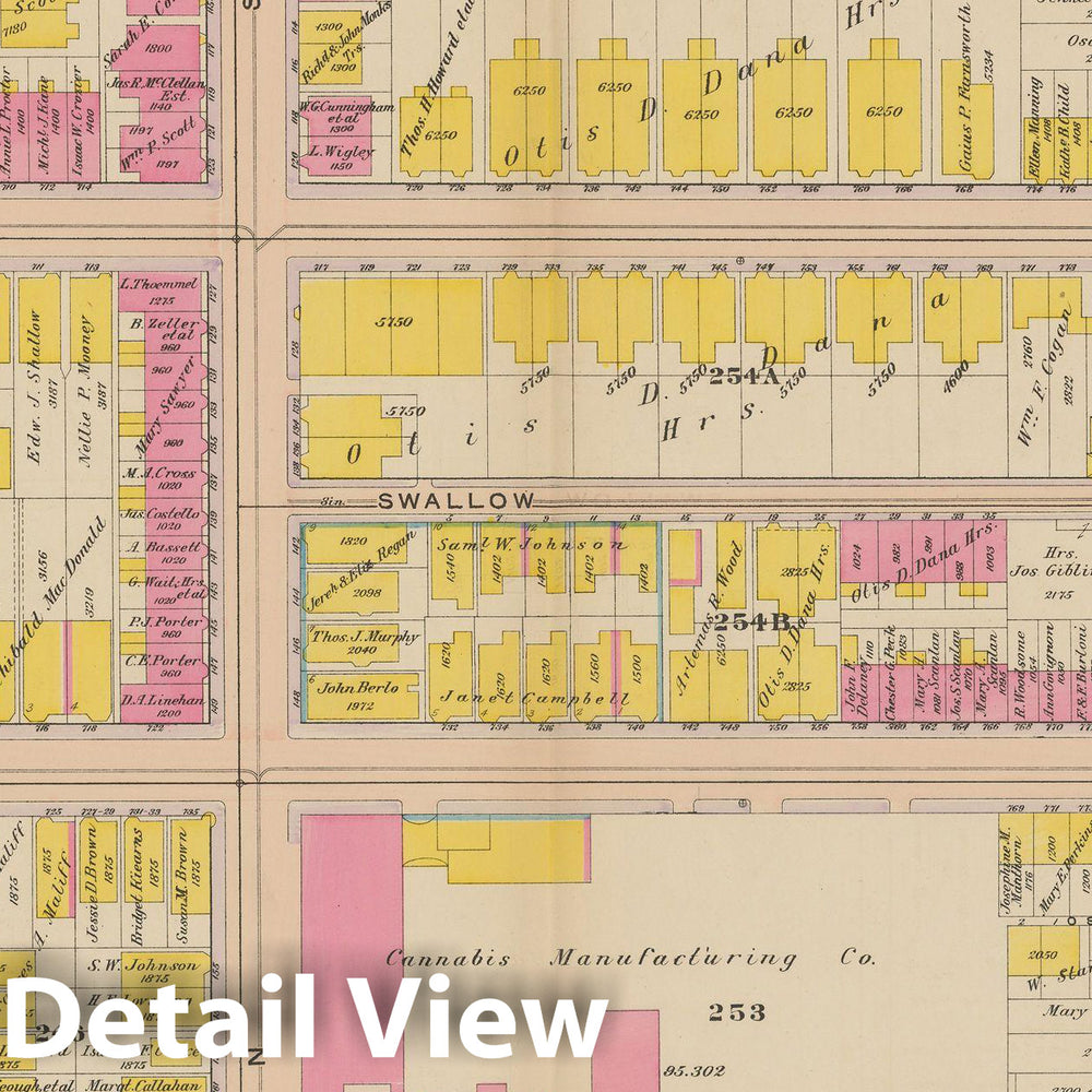 Historic Map : Atlas of South Boston, South Boston 1910 Plate 024 , Vintage Wall Art