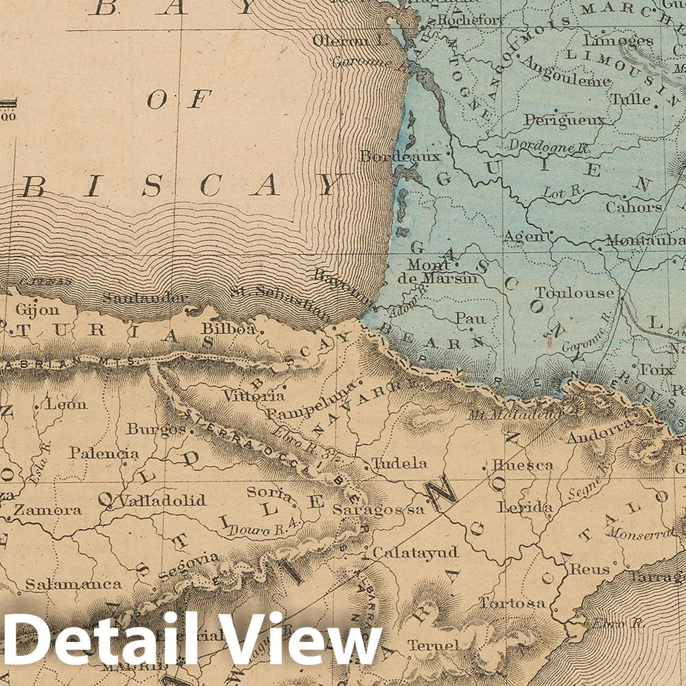 Historic Map : McNally's Improved System of Geography, Europe 1856 , Vintage Wall Art