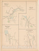 Historic Map : Killingly & Plainfield & Windham 1893 , Town and City Atlas State of Connecticut , Vintage Wall Art