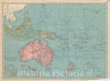 Historic Map : Asia & Australia 1903 , Vintage Wall Art