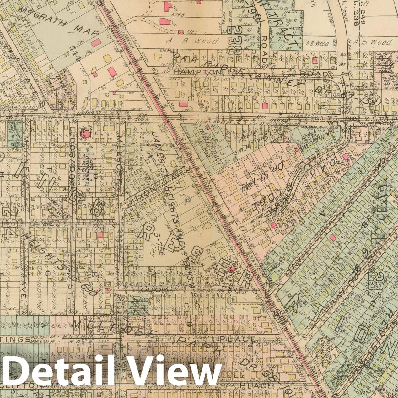 Historic Map : Atlas City of Syracuse, NY and Suburbs, Syracuse 1924 Plate 022 , Vintage Wall Art