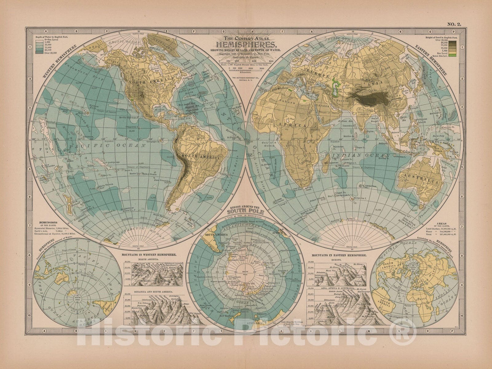 Atlas Map Example Vintage Atlas Map