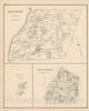 Historic Map : Hanover & Livermore 1892 , Town and City Atlas State of New Hampshire , Vintage Wall Art