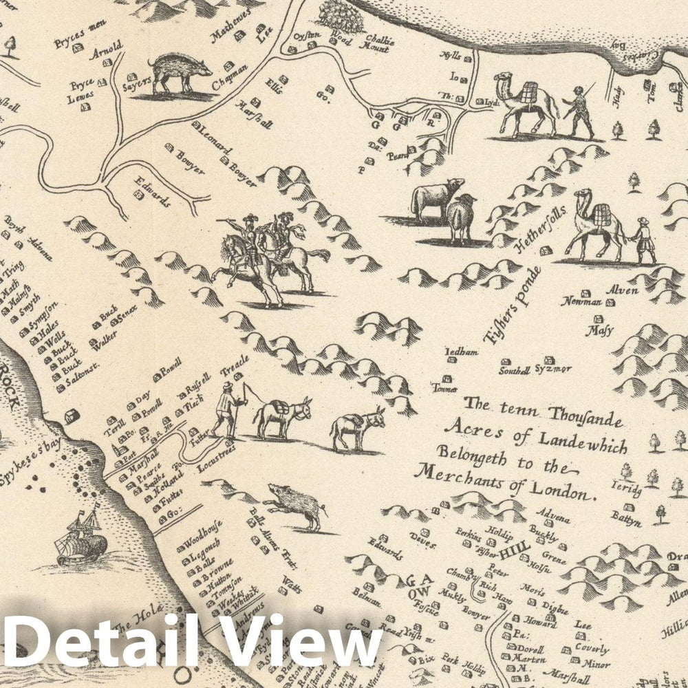 Historic Map : Atlas West Indies, Barbados in 1657; Published 1927 , Vintage Wall Art