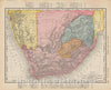 Historic Map : South Africa 1900 , Universal Atlas World , Vintage Wall Art