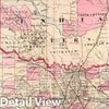 Historic Map : World Atlas Map, Indian Territory and Northern Texas. 1882 - Vintage Wall Art