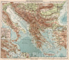 Historic Map : Greece, BalkansNo. 26. Die Balkanhalbinsel. 1902 , Vintage Wall Art