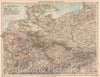 Historic Map : Germany, Berlin Region , GermanyNo.14: Deutsches Reich 1899 , Vintage Wall Art