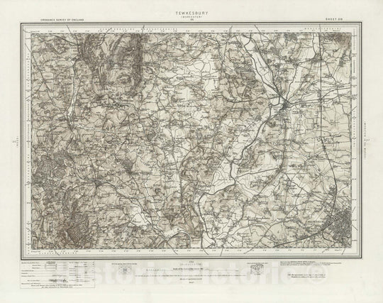 Historic Map : 216 Tewksbury (Hills) 1898 - Vintage Wall Art