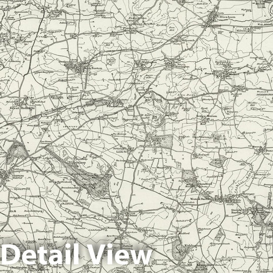 Historic Map : 218 Chipping Norton 1896 - Vintage Wall Art