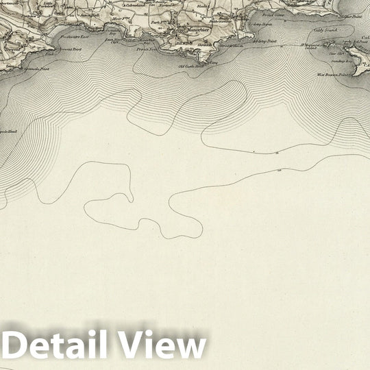 Historic Map : 245 Pembroke (Hills) 1898 - Vintage Wall Art