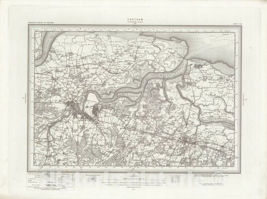 Historic Map : 272 Chatham 1896 - Vintage Wall Art