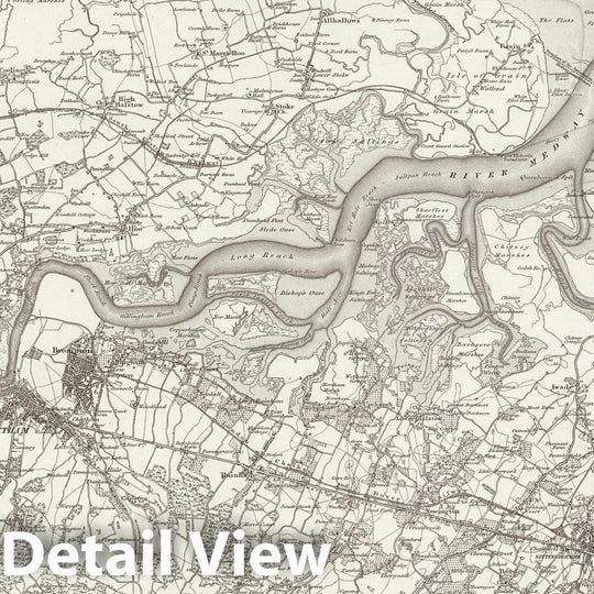 Historic Map : 272 Chatham 1896 - Vintage Wall Art