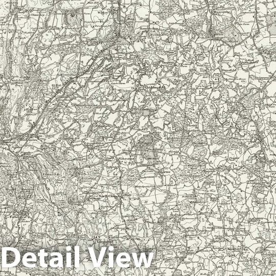 Historic Map : 301 Haslemere 1896 - Vintage Wall Art