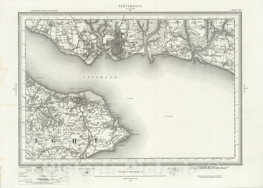 Historic Map : 331 Portsmouth 1895 - Vintage Wall Art