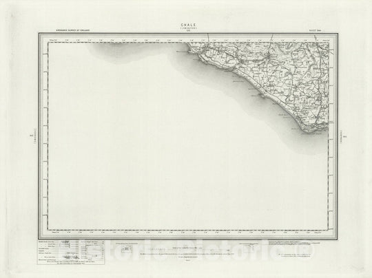 Historic Map : 344 Chale 1895 - Vintage Wall Art