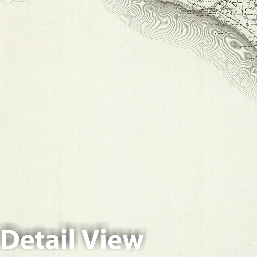 Historic Map : 344 Chale 1895 - Vintage Wall Art